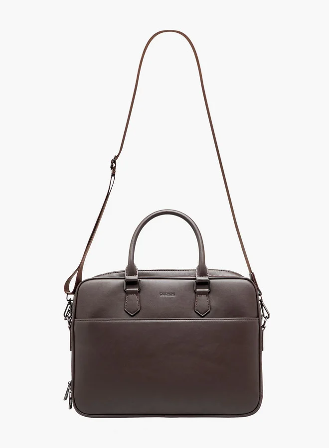 DUCHINI BROWN Men Detachable Strap Portfolio Bag for Men | Best Price UAE